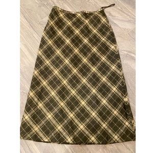 Rena Rowan Green wool Skirt